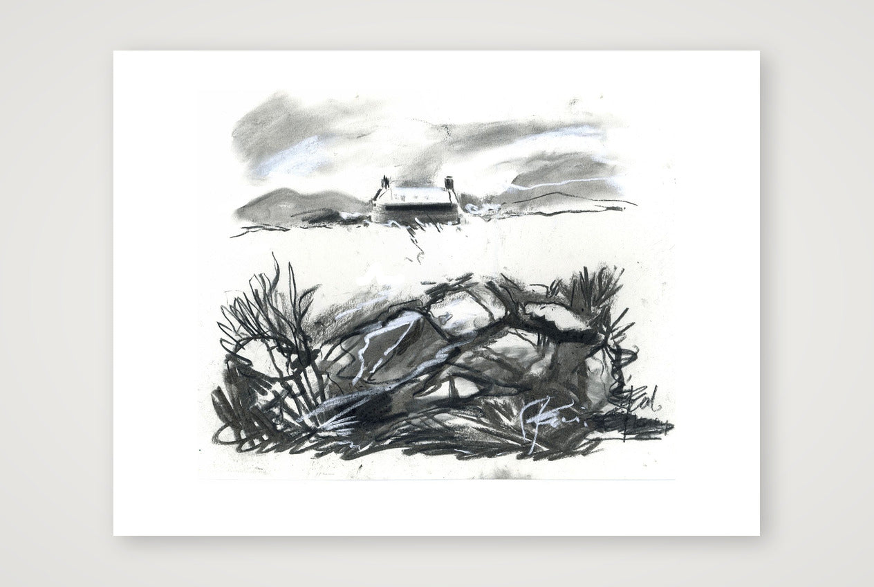 Orkney Cottage Wall — 80×60cm, 31×24" Print only