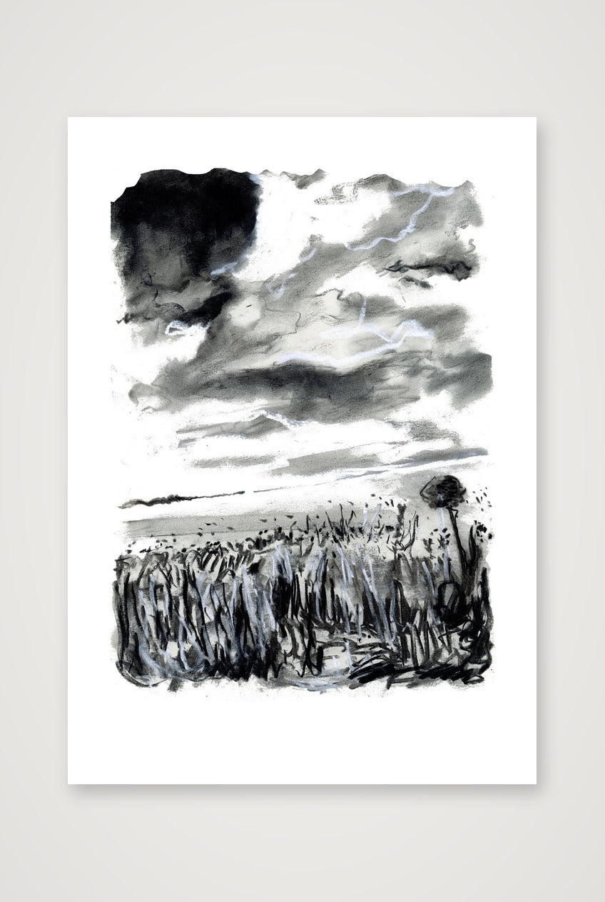 French Cornfield — 59×84cm, 23×33" Print only