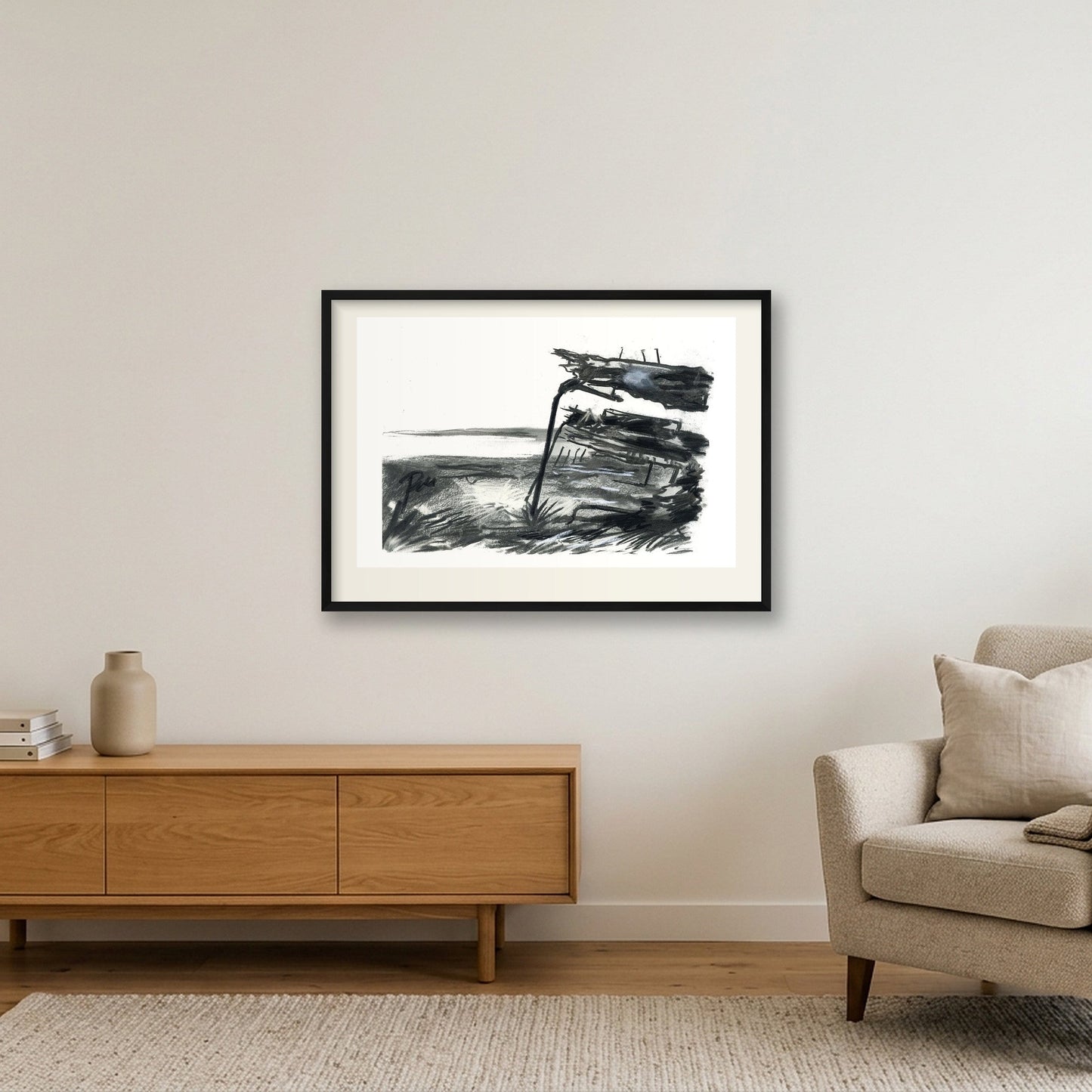 Purton Hulk Sunset — 84×59cm, 33×23" Black Frame