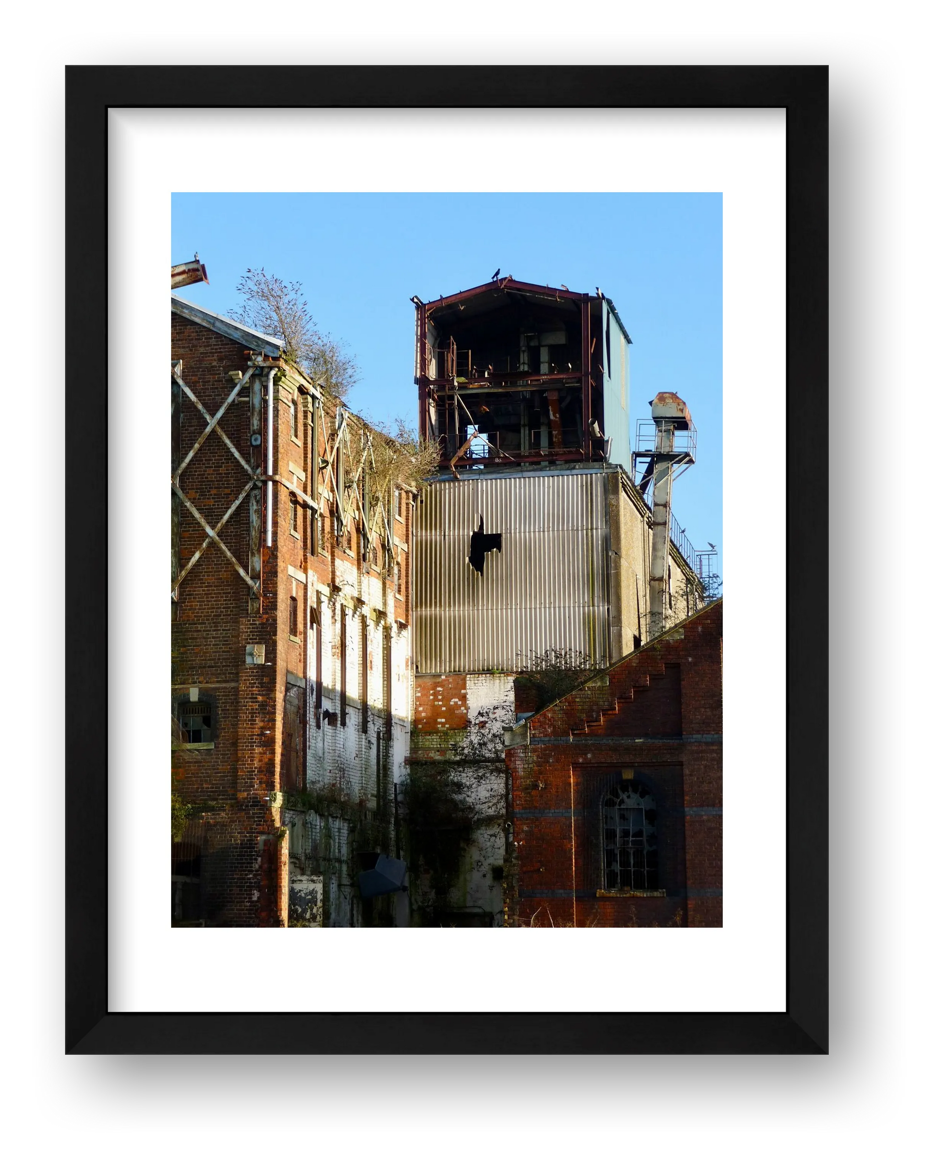 Gloucester Warehouse Wreck — framed
