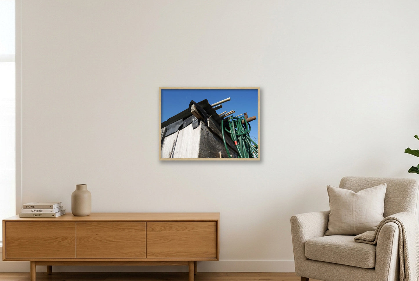 Shedhose — 59×42cm, 23×17" Oak Frame