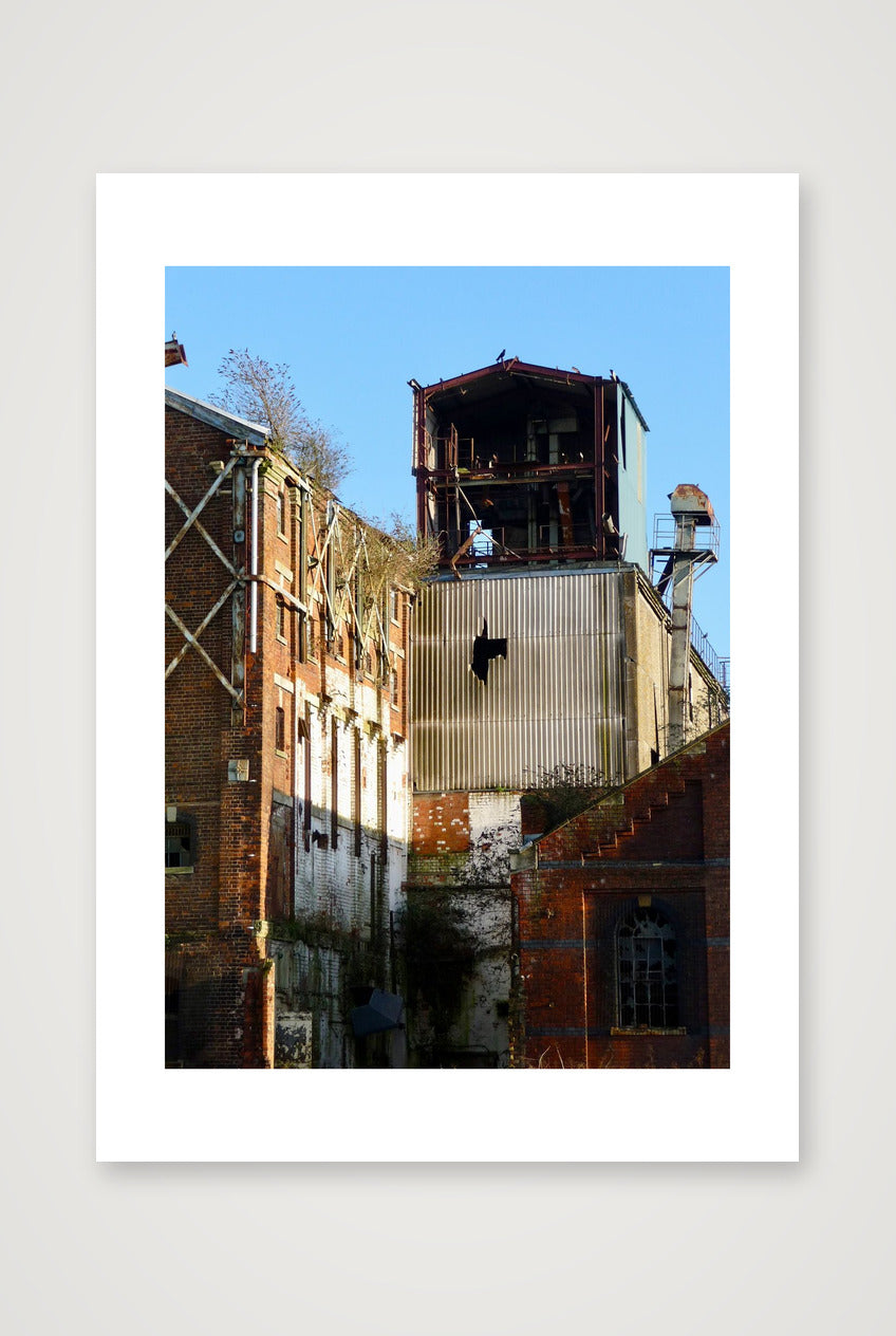 Gloucester Warehouse Wreck — 42×59cm, 17×23" Print only