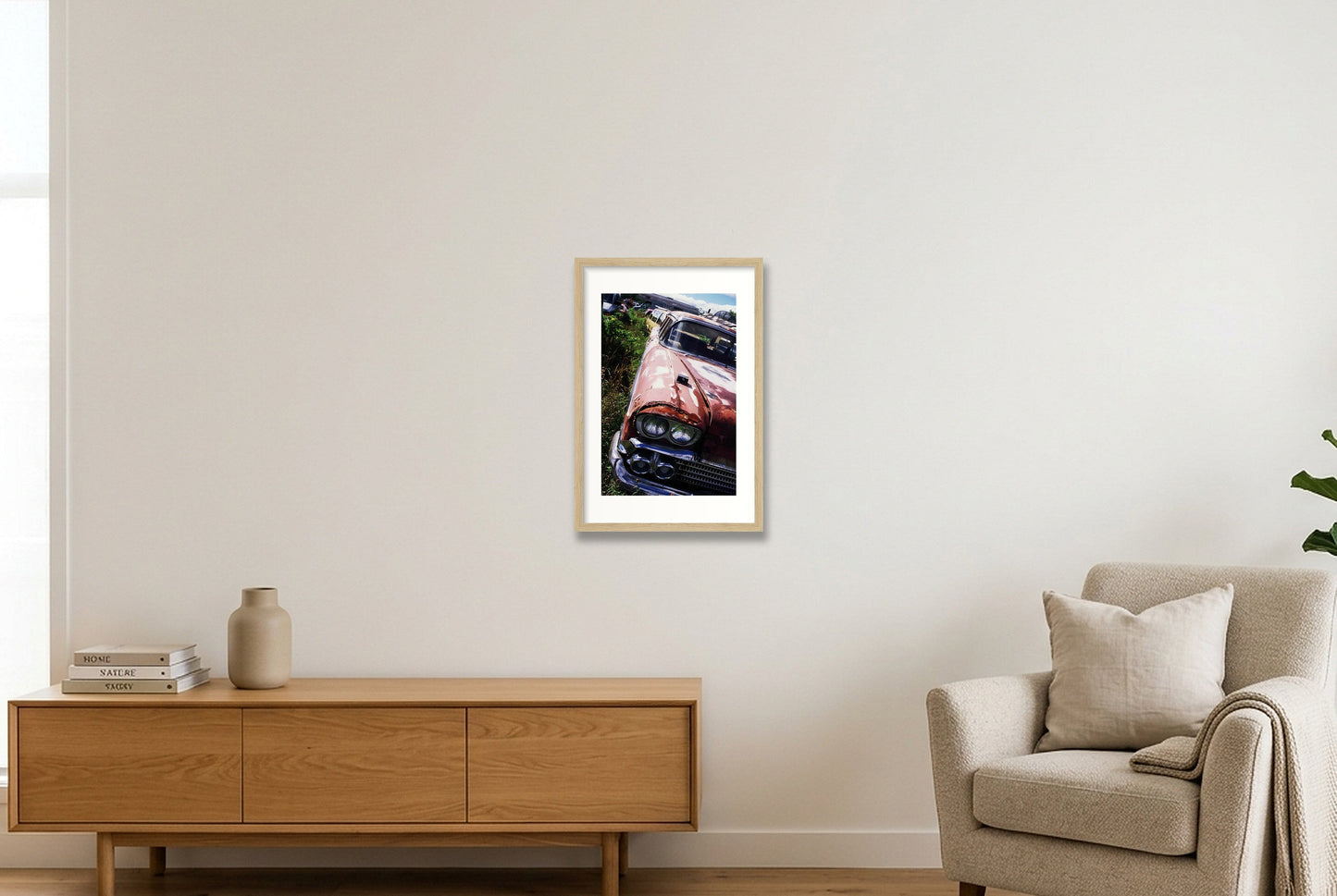 Cadillac Canada — 30×45cm, 12×18" Oak Frame