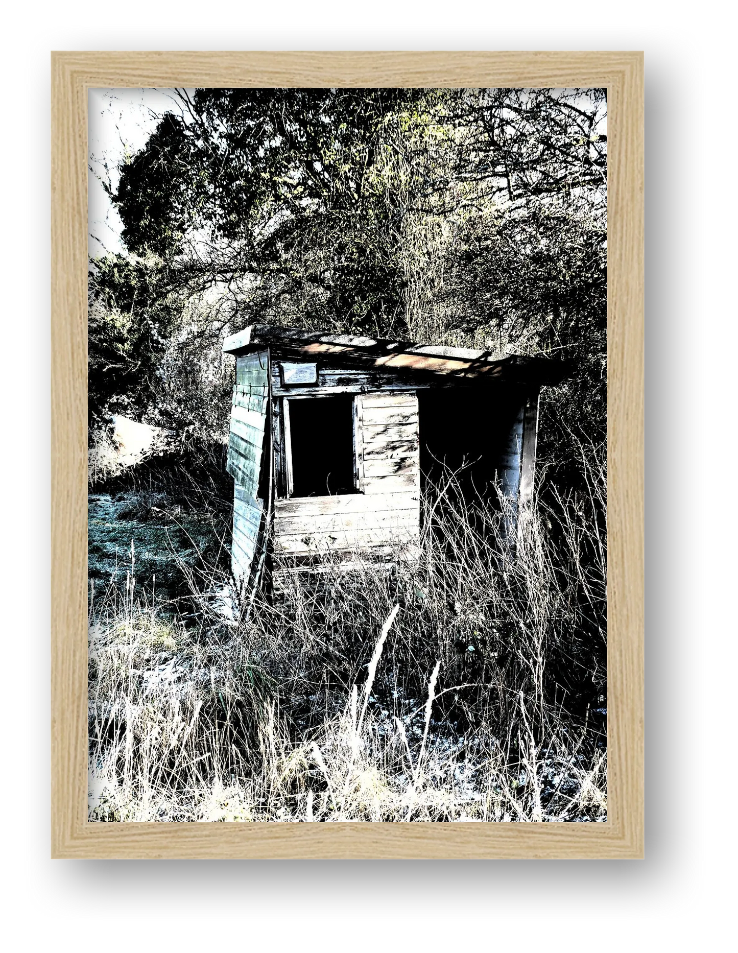 Cricket hut — framed