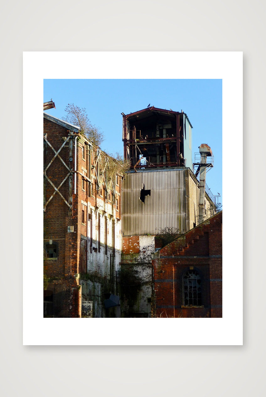 Gloucester Warehouse Wreck — 30×40cm, 12×16" Print only