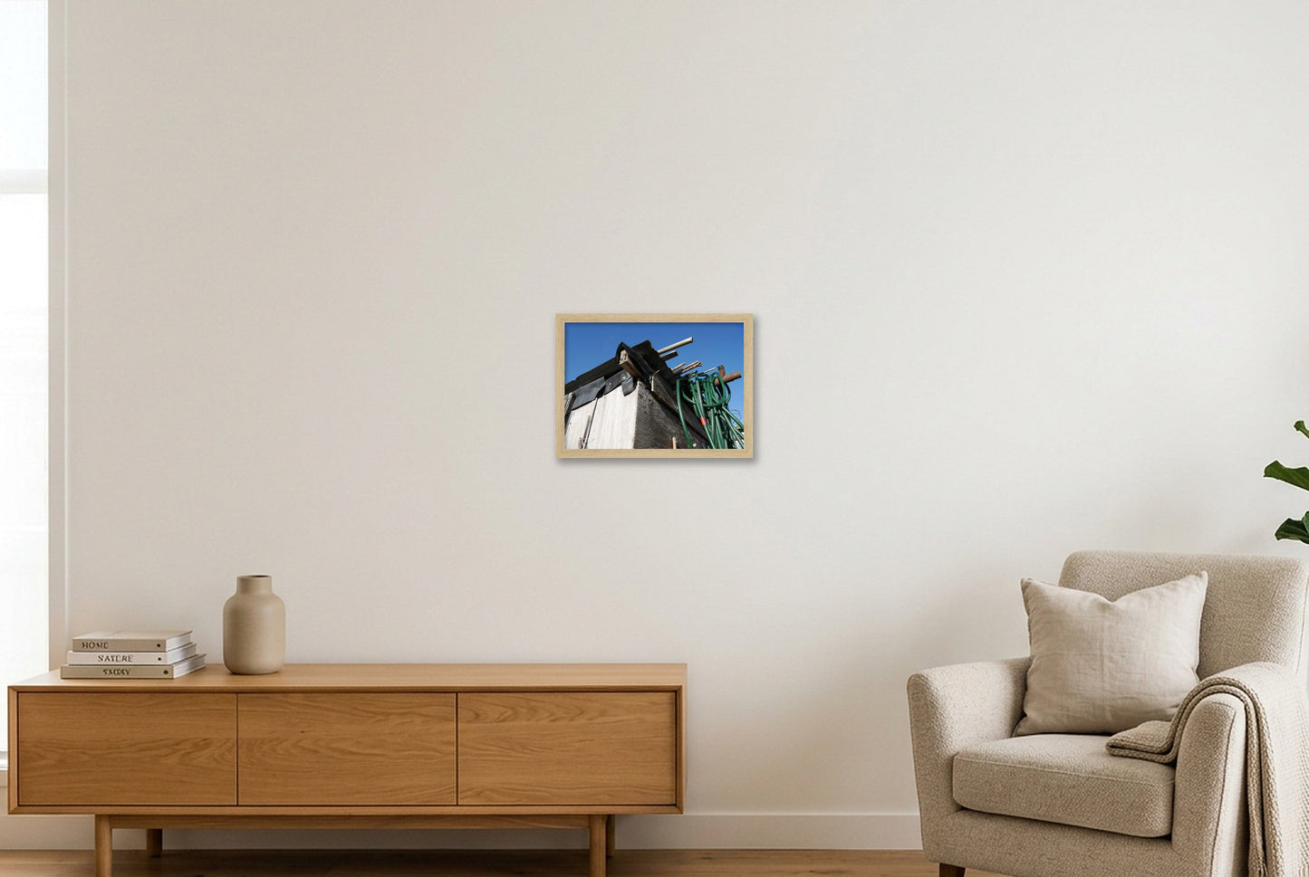 Shedhose — A4 (30×21cm, 12×8") Oak Frame