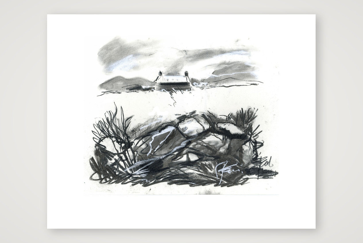Orkney Cottage Wall — 35×28cm, 14×11" Print only