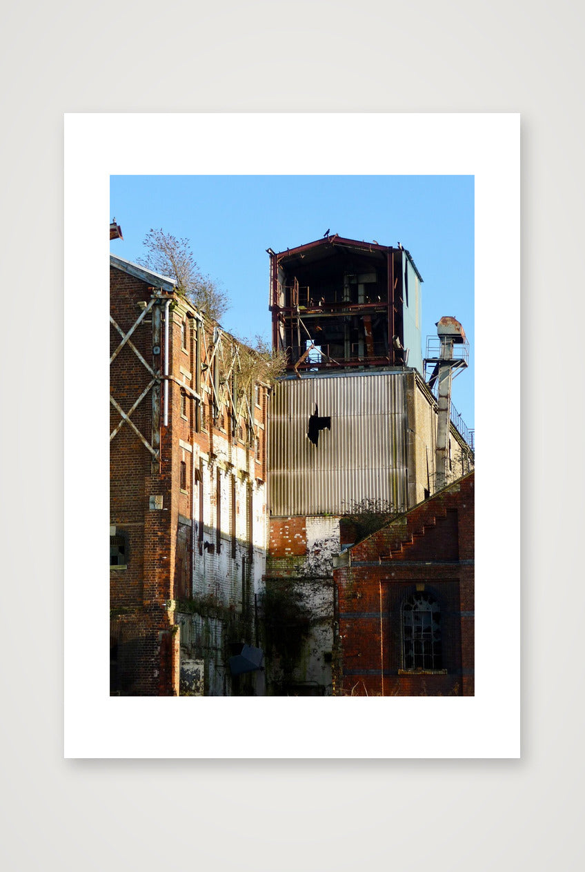 Gloucester Warehouse Wreck — A4 (21×30cm, 8×12") Print only