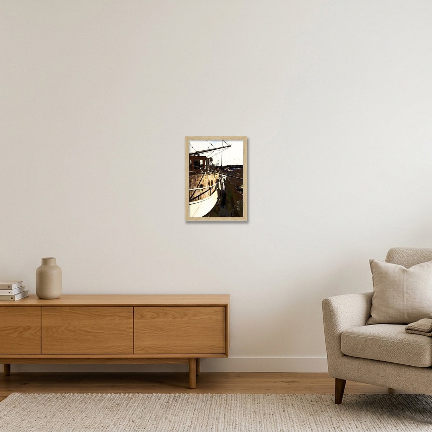 Sharpness 6 — A4 (21×30cm, 8×12") Oak Frame