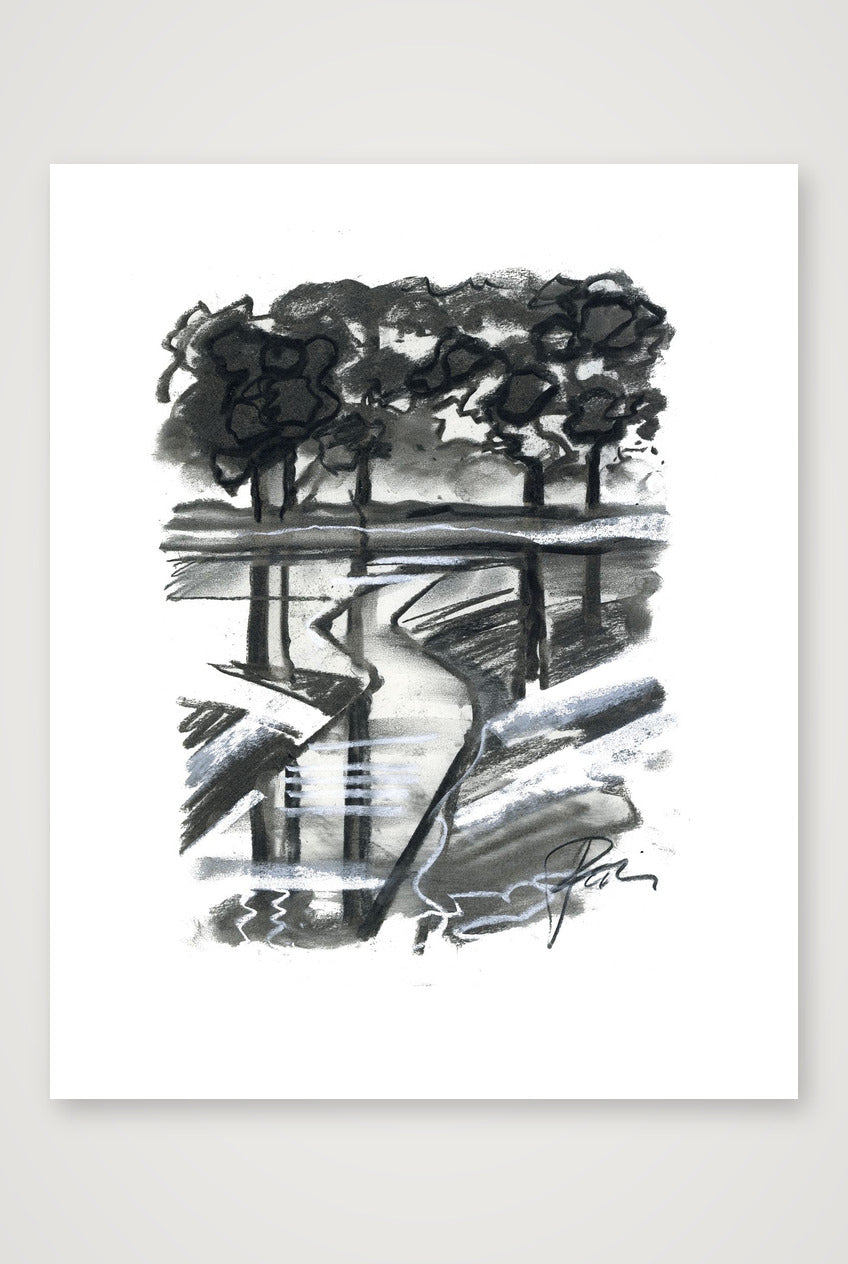 River Coln — 40×50cm, 16×20" Print only