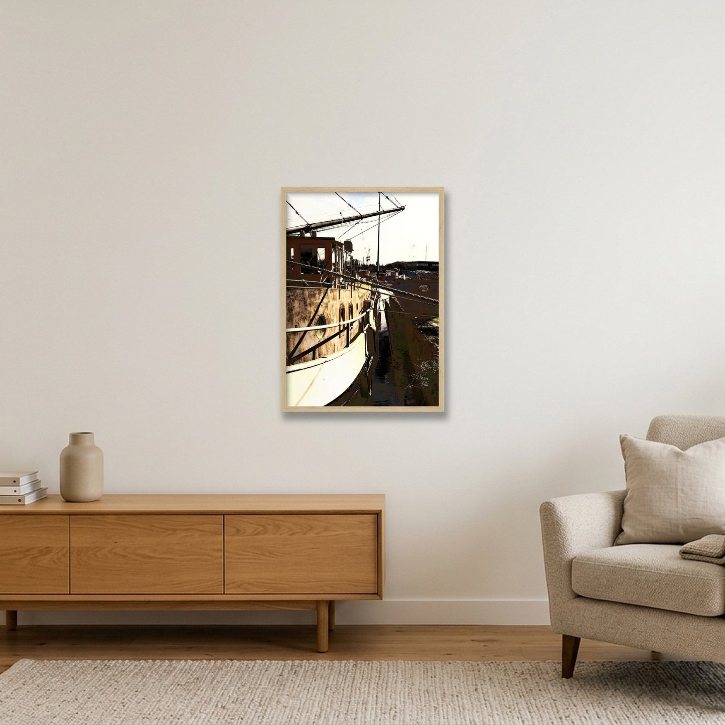 Sharpness 6 — 42×59cm, 17×23" Oak Frame