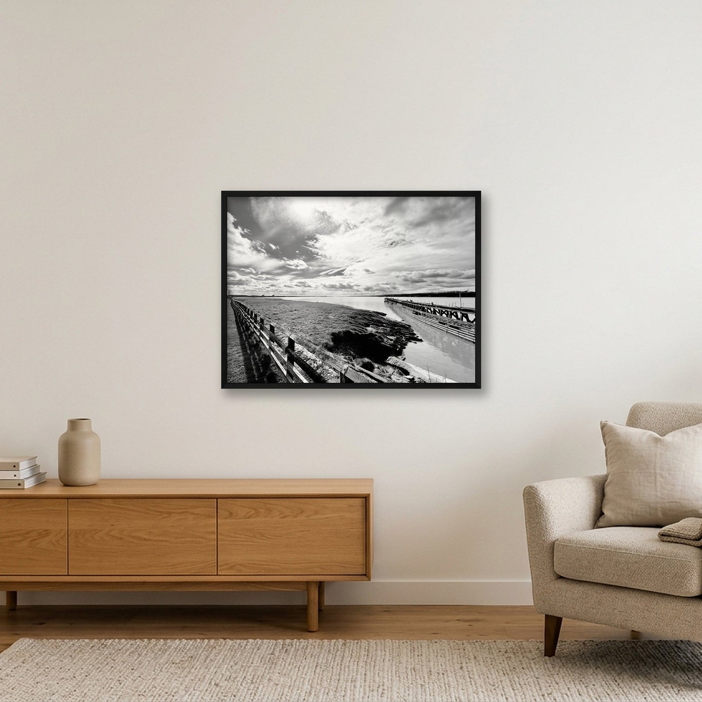 Sharpness 8 — 80×60cm, 31×24" Black Frame