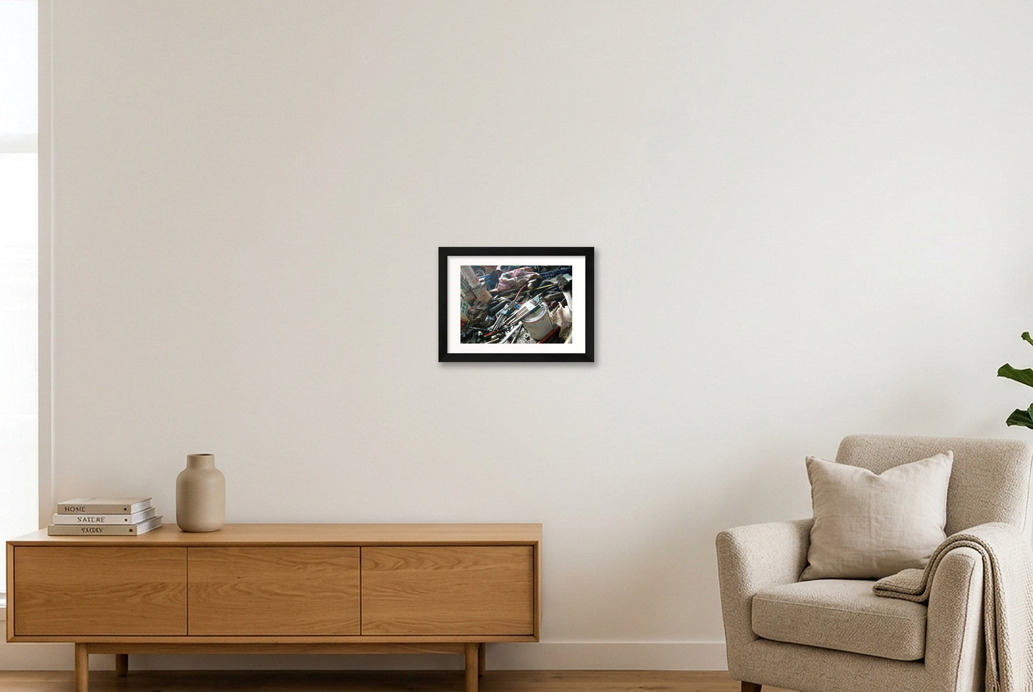 Lathe stuff — A4 (30×21cm, 12×8") Black Frame