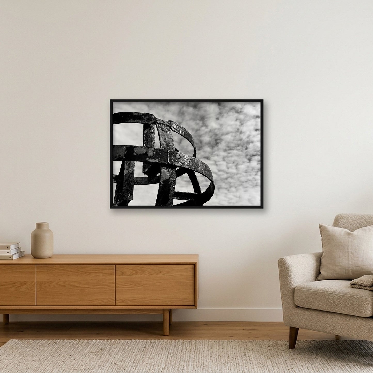 Sharpness1 — 100×70cm, 39×28" Black Frame
