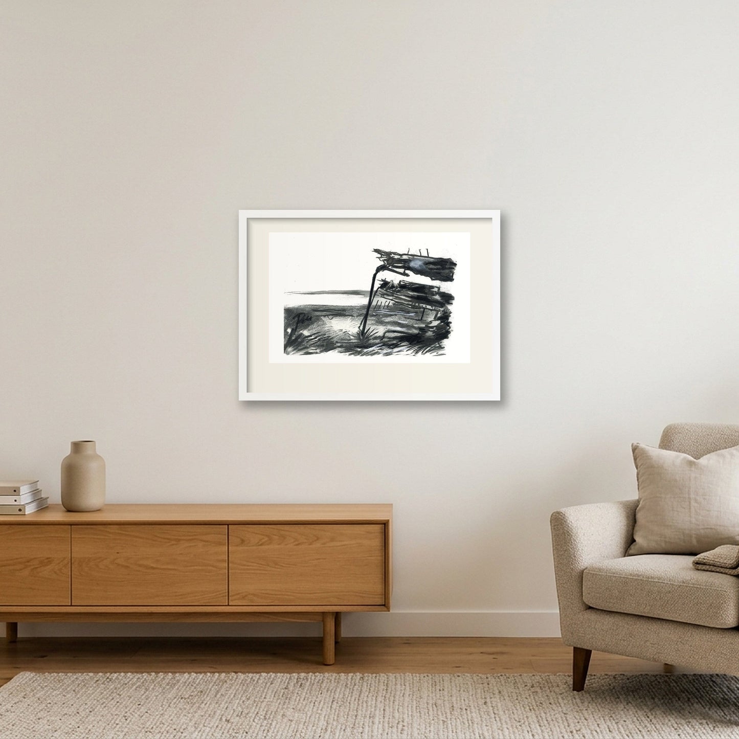 Purton Hulk Sunset — 59×42cm, 23×17" White Frame
