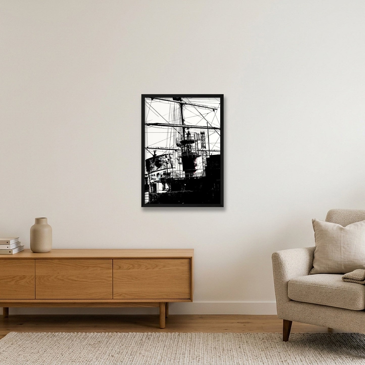 Sharpness 7 — 42×59cm, 17×23" Black Frame