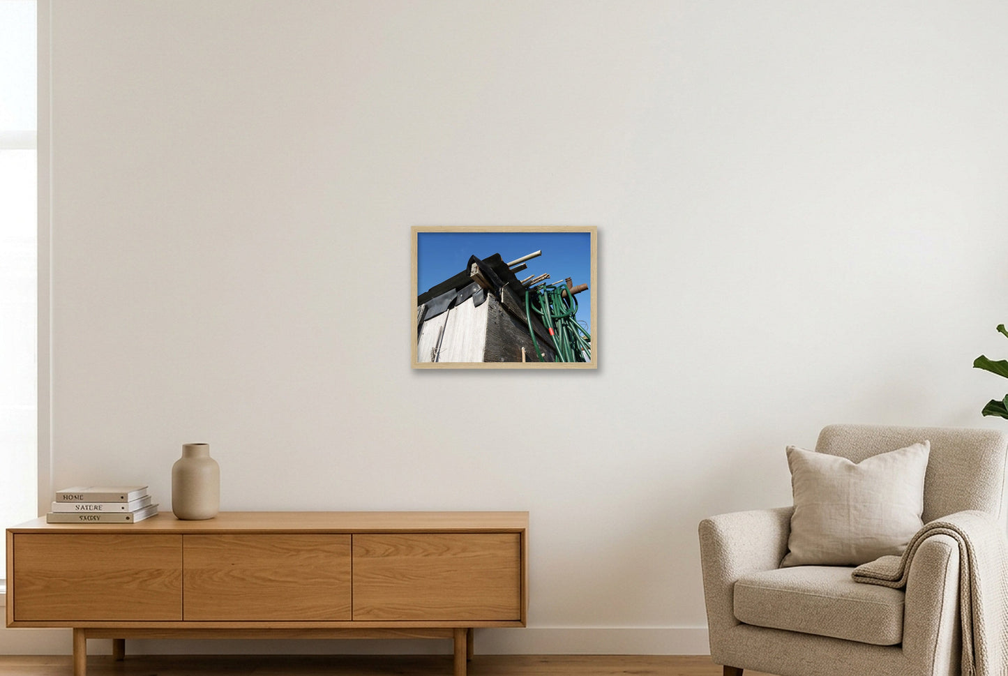 Shedhose — 40×30cm, 16×12" Oak Frame