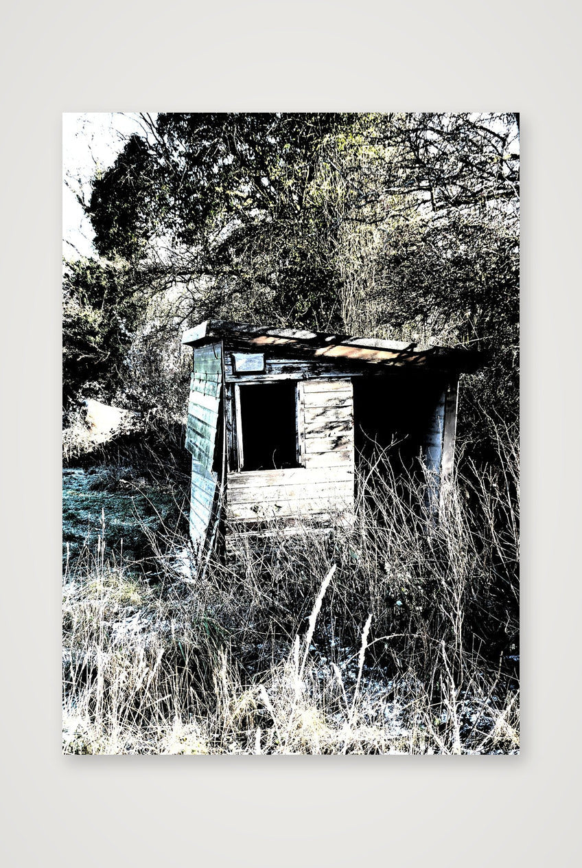 Cricket hut — 42×59cm, 17×23" Print only