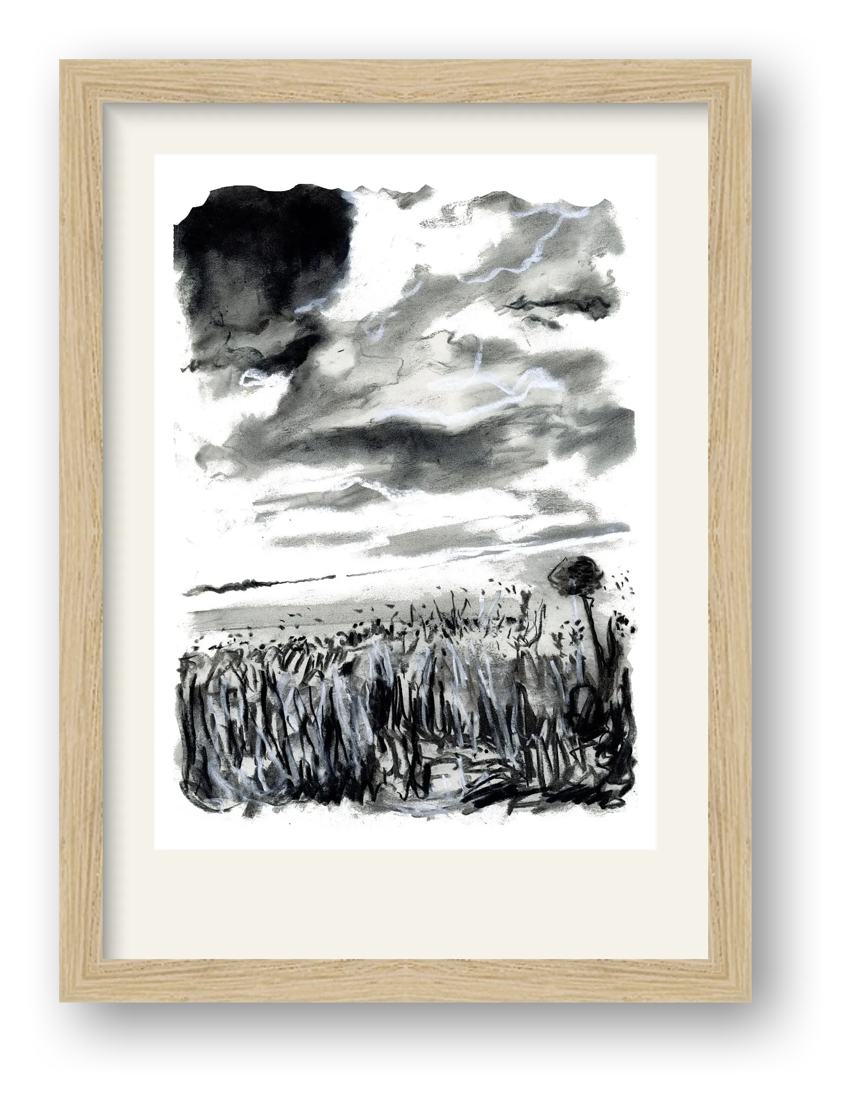French Cornfield — framed