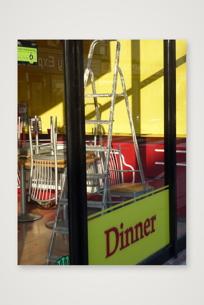 Yellow Dinner — 60×80cm, 24×31" Print only