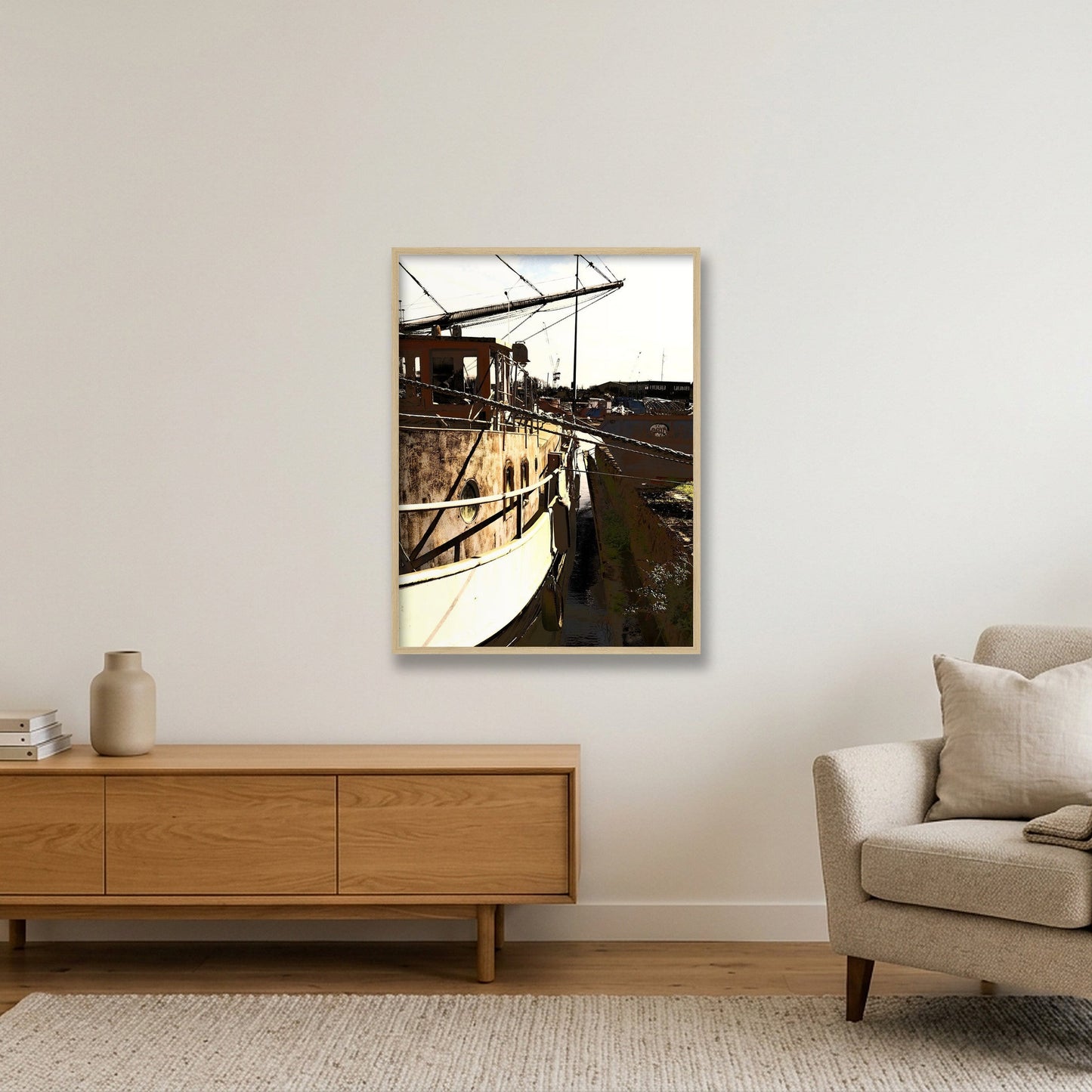 Sharpness 6 — 60×80cm, 24×31" Oak Frame
