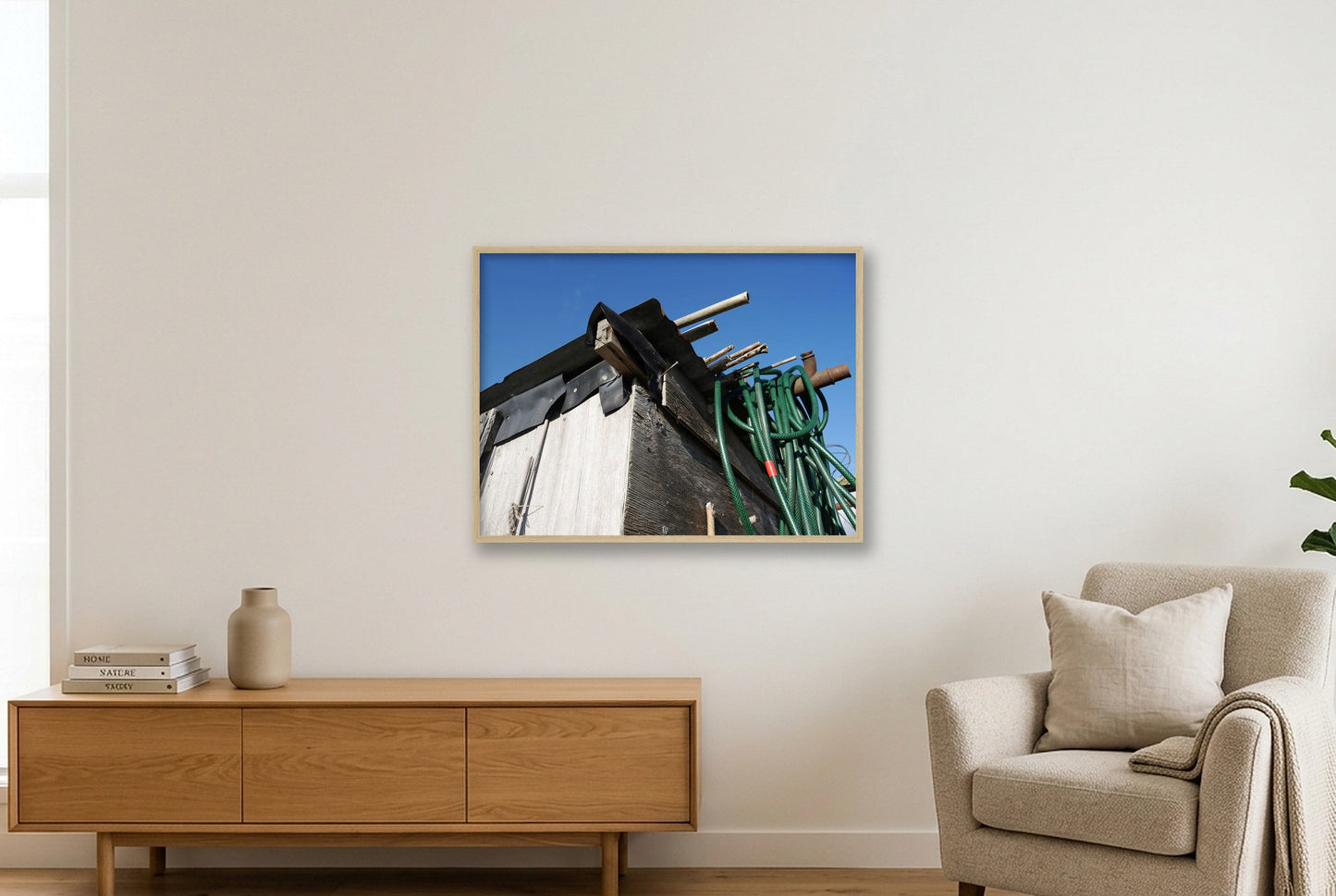 Shedhose — 80×60cm, 31×24" Oak Frame