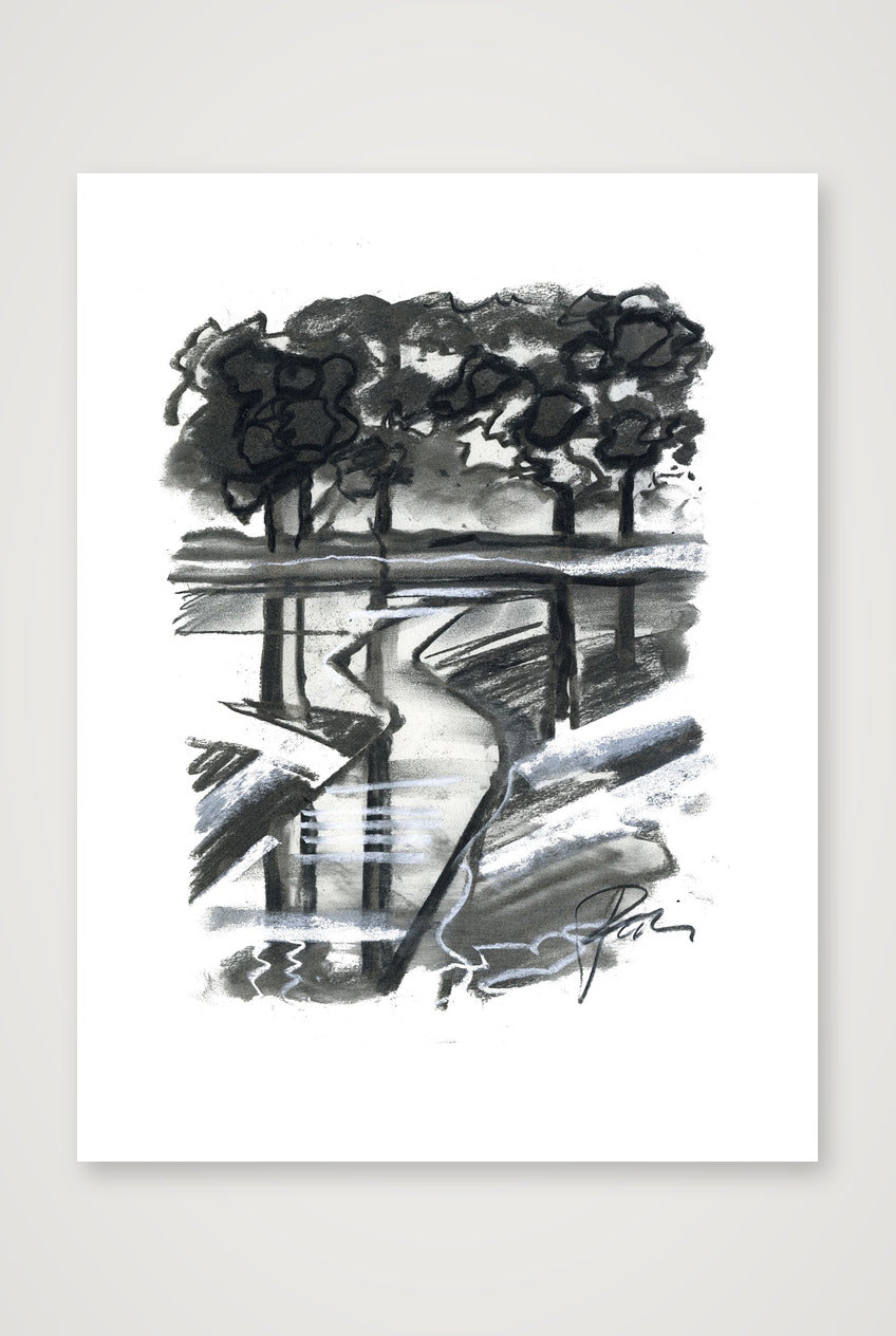 River Coln — 30×40cm, 12×16" Print only