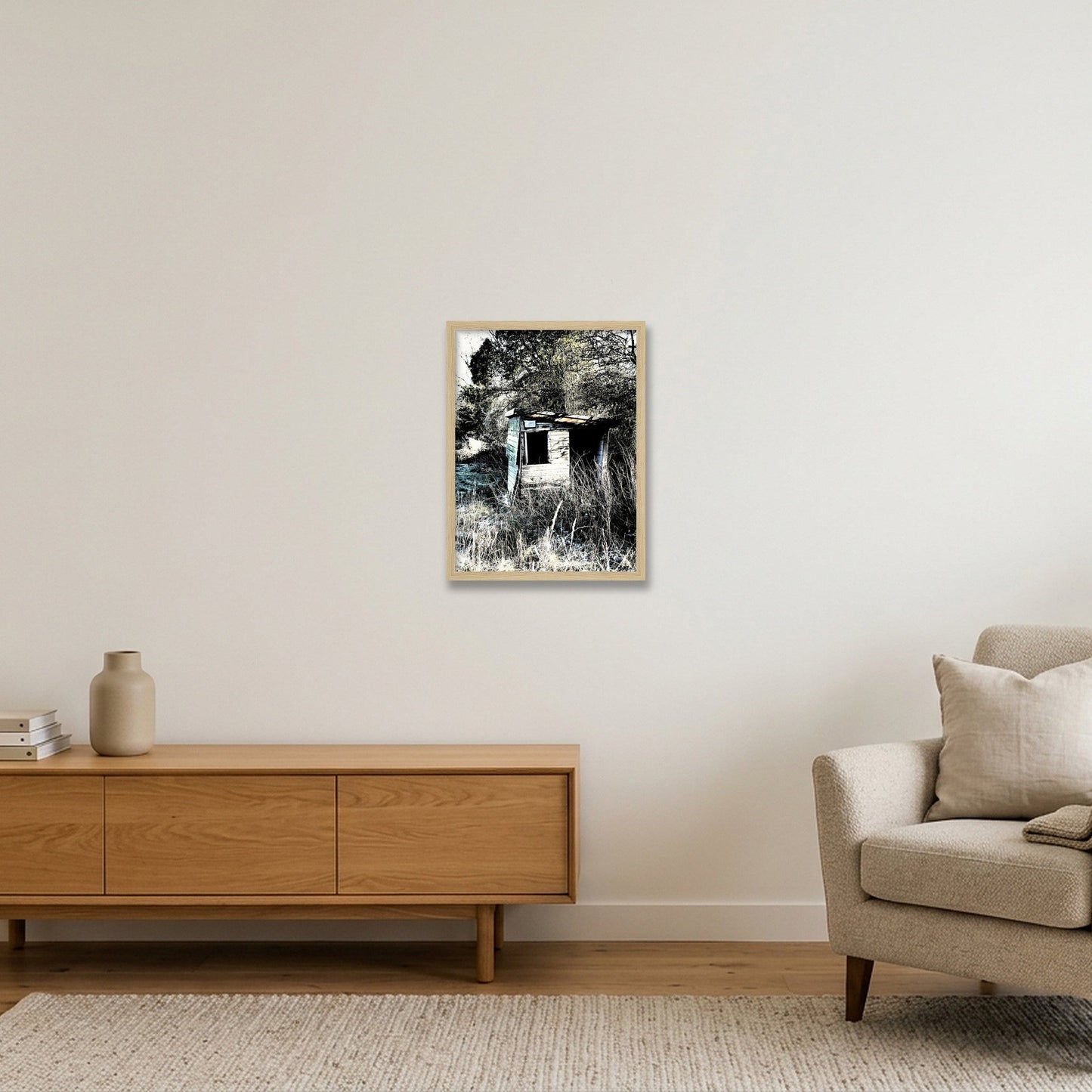Cricket hut — 30×40cm, 12×16" Oak Frame