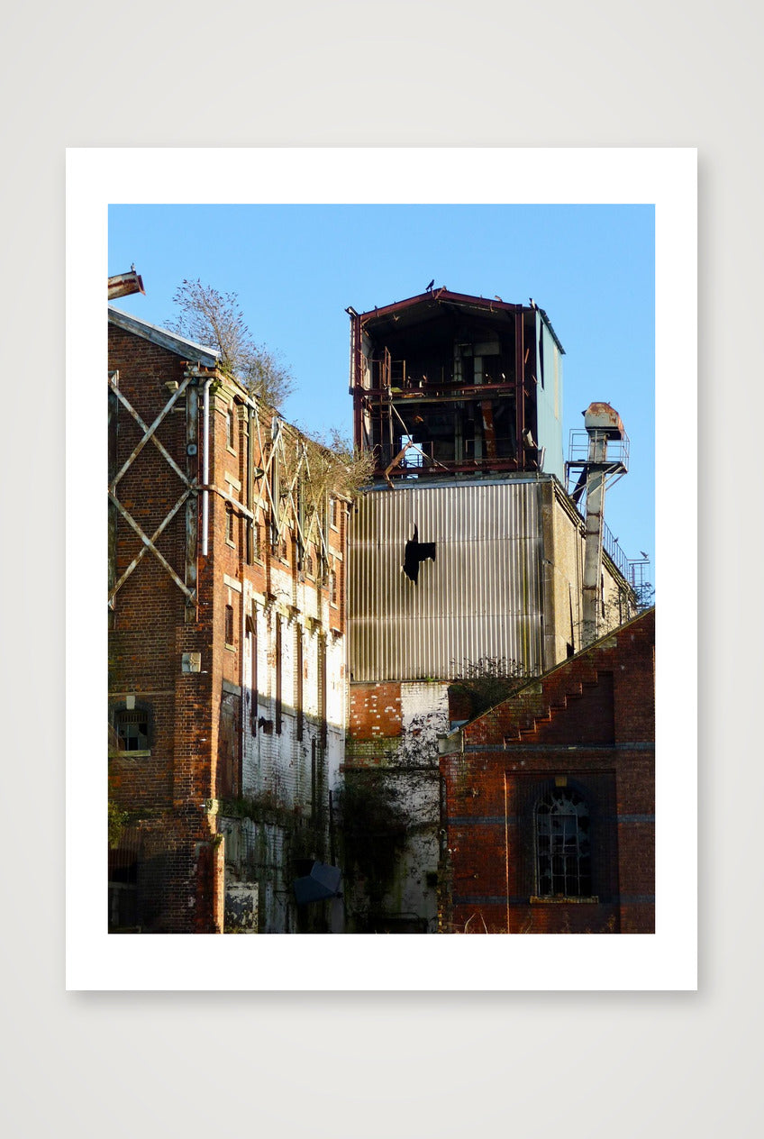 Gloucester Warehouse Wreck — 60×80cm, 24×31" Print only