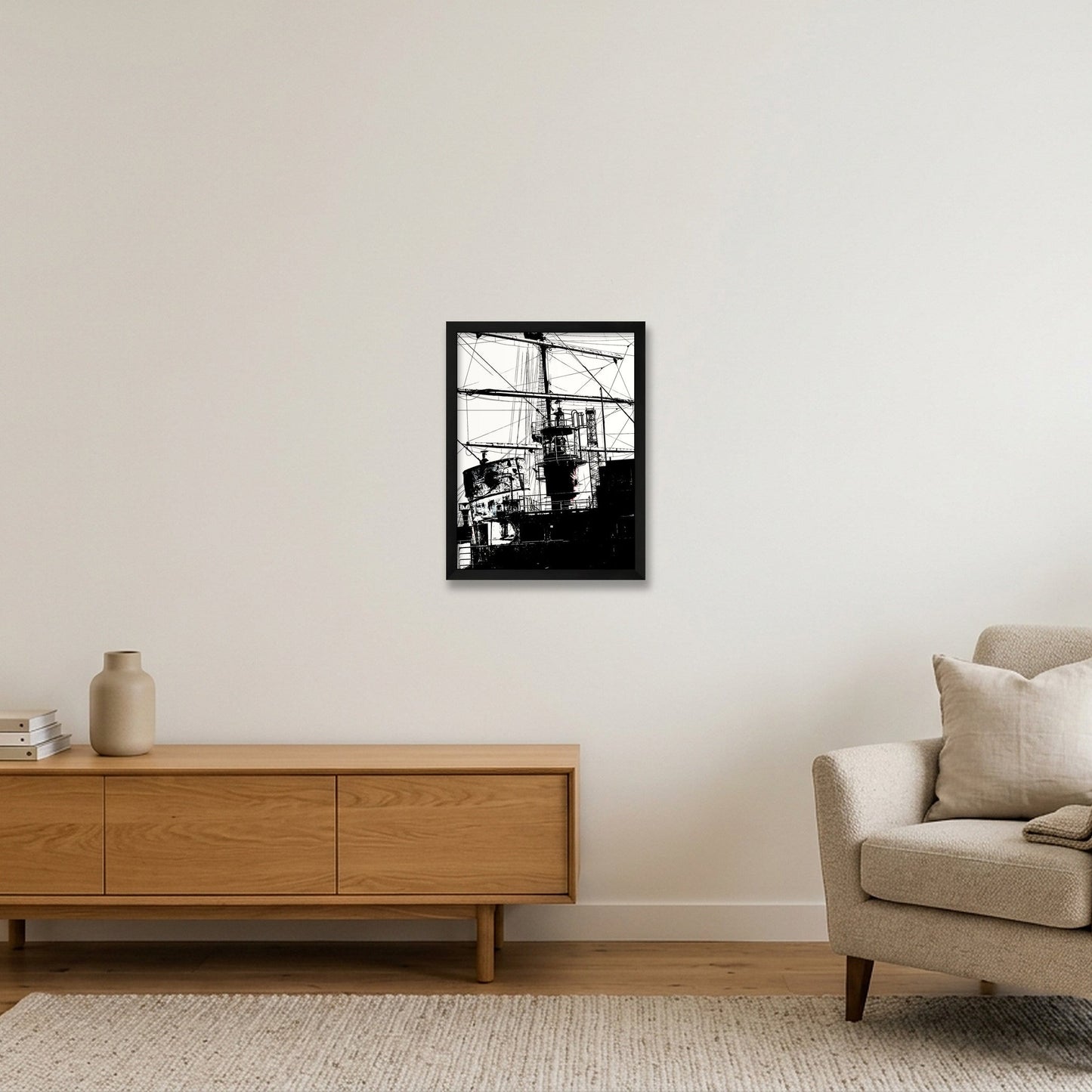 Sharpness 7 — 30×40cm, 12×16" Black Frame