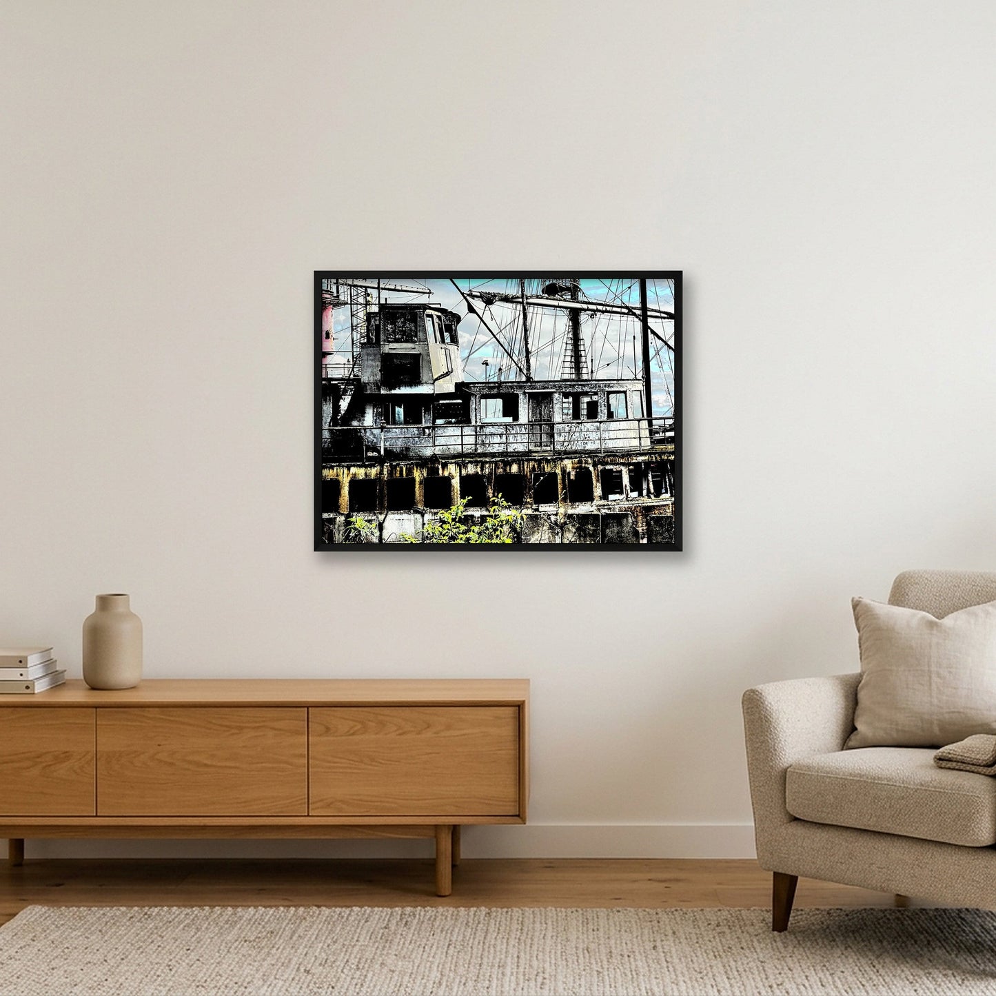 Sharpness 4 — 80×60cm, 31×24" Black Frame