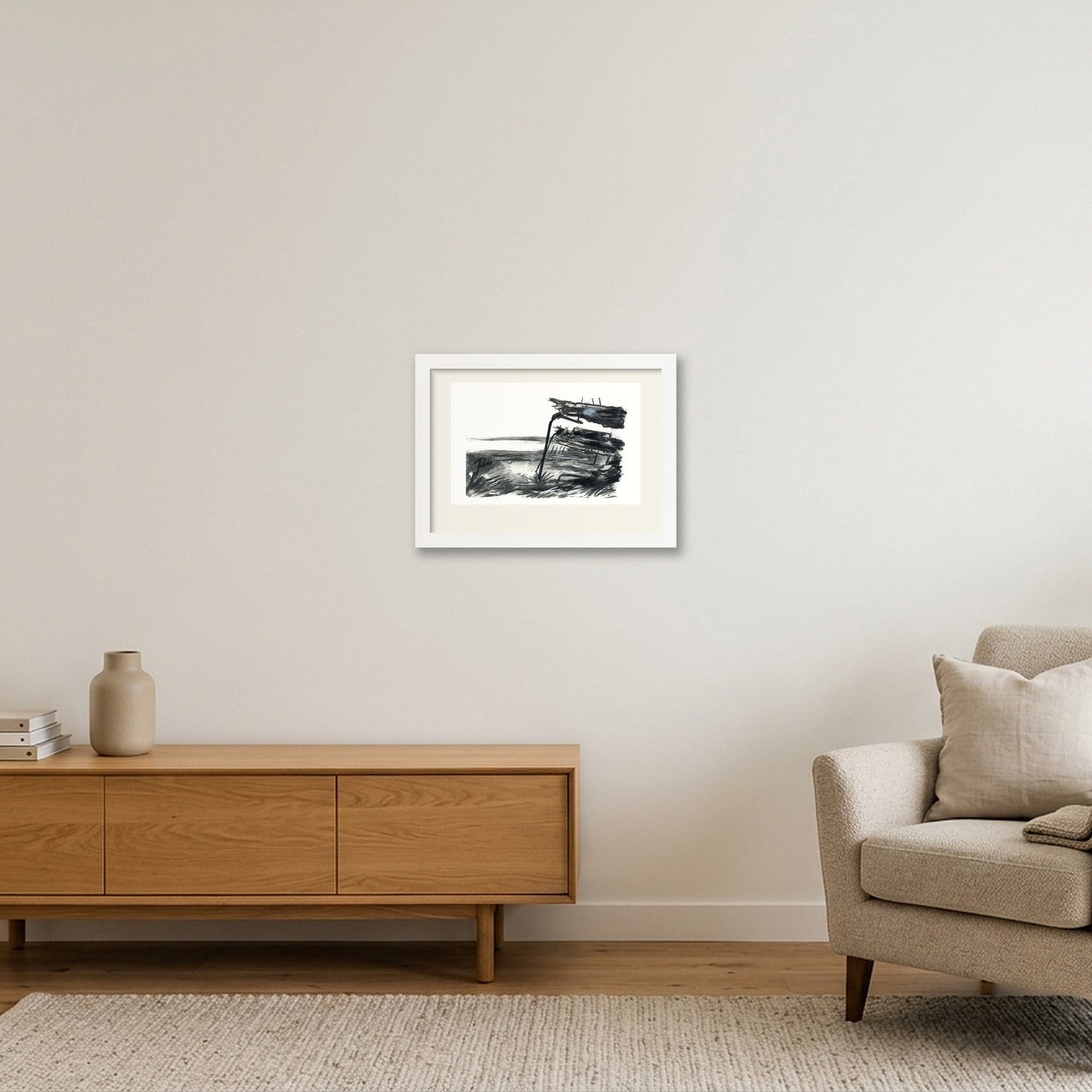 Purton Hulk Sunset — A4 (30×21cm, 12×8") White Frame