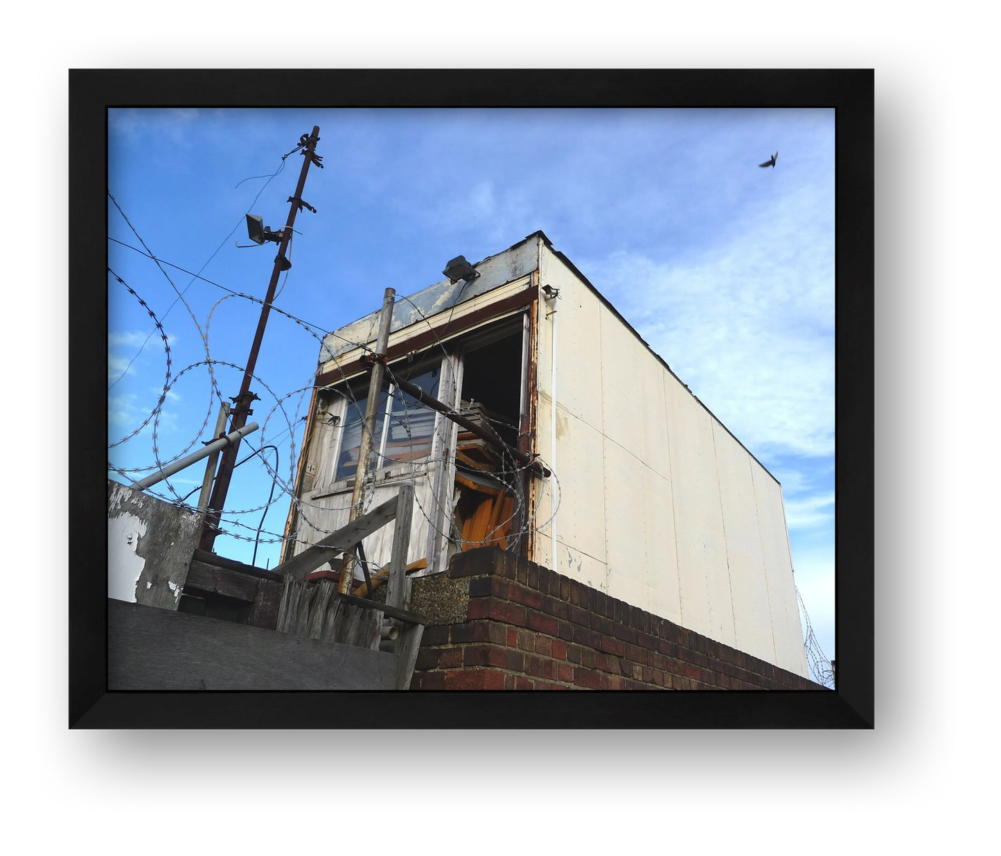 The officeshed — framed