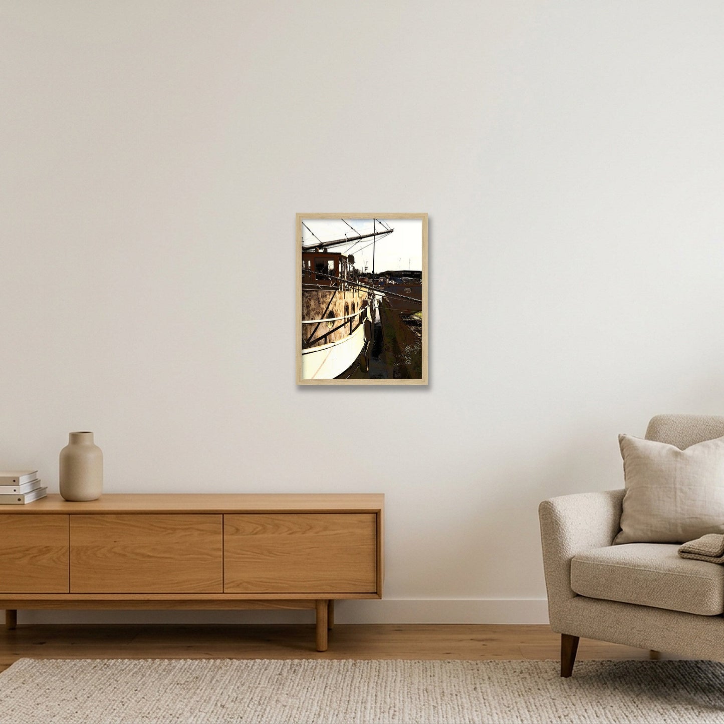 Sharpness 6 — 30×40cm, 12×16" Oak Frame