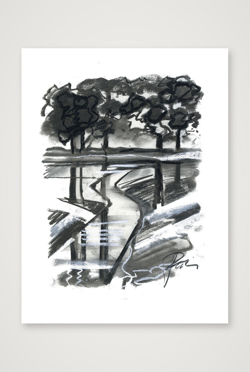 River Coln — 60×80cm, 24×31" Print only