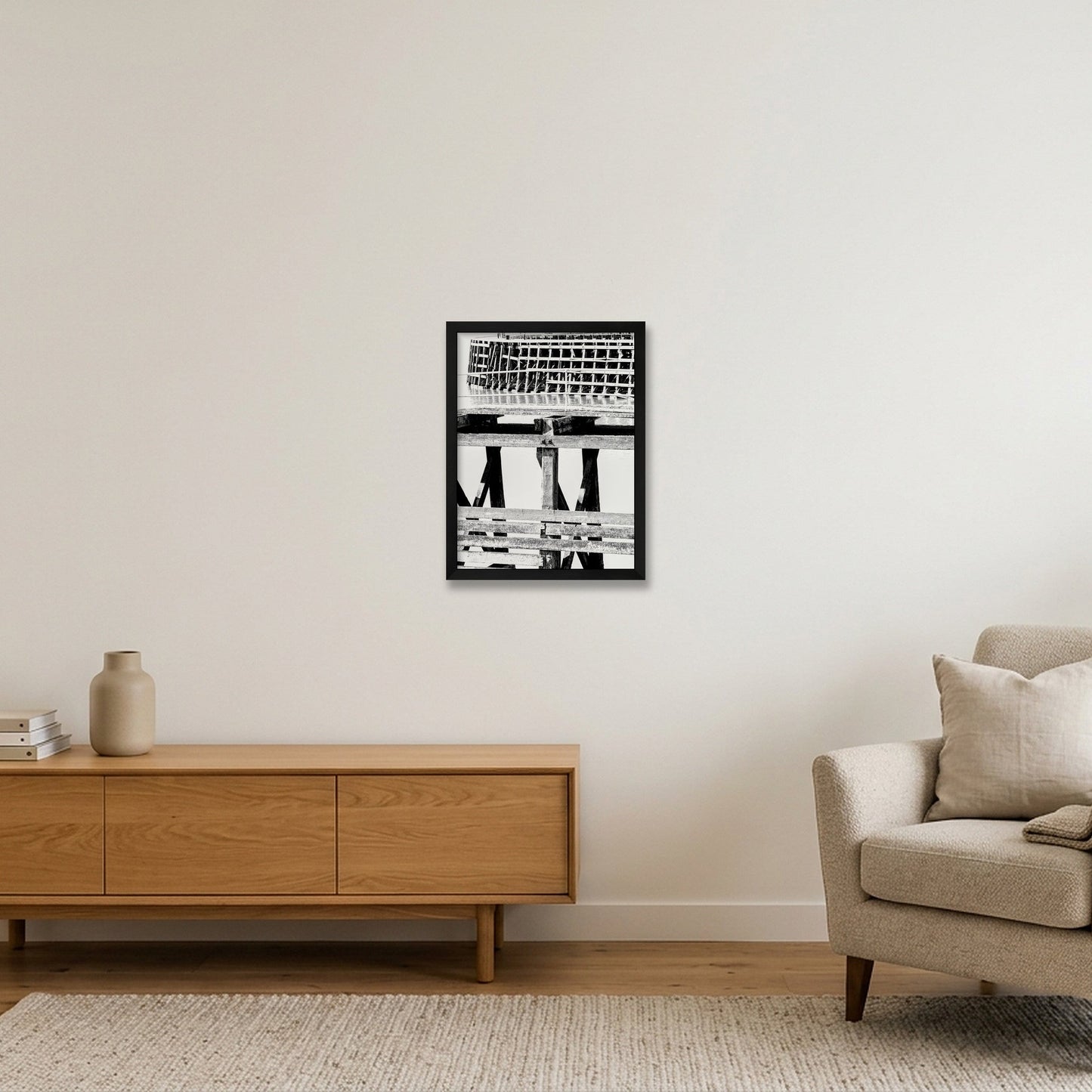 Sharpness pier — 30×40cm, 12×16" Black Frame