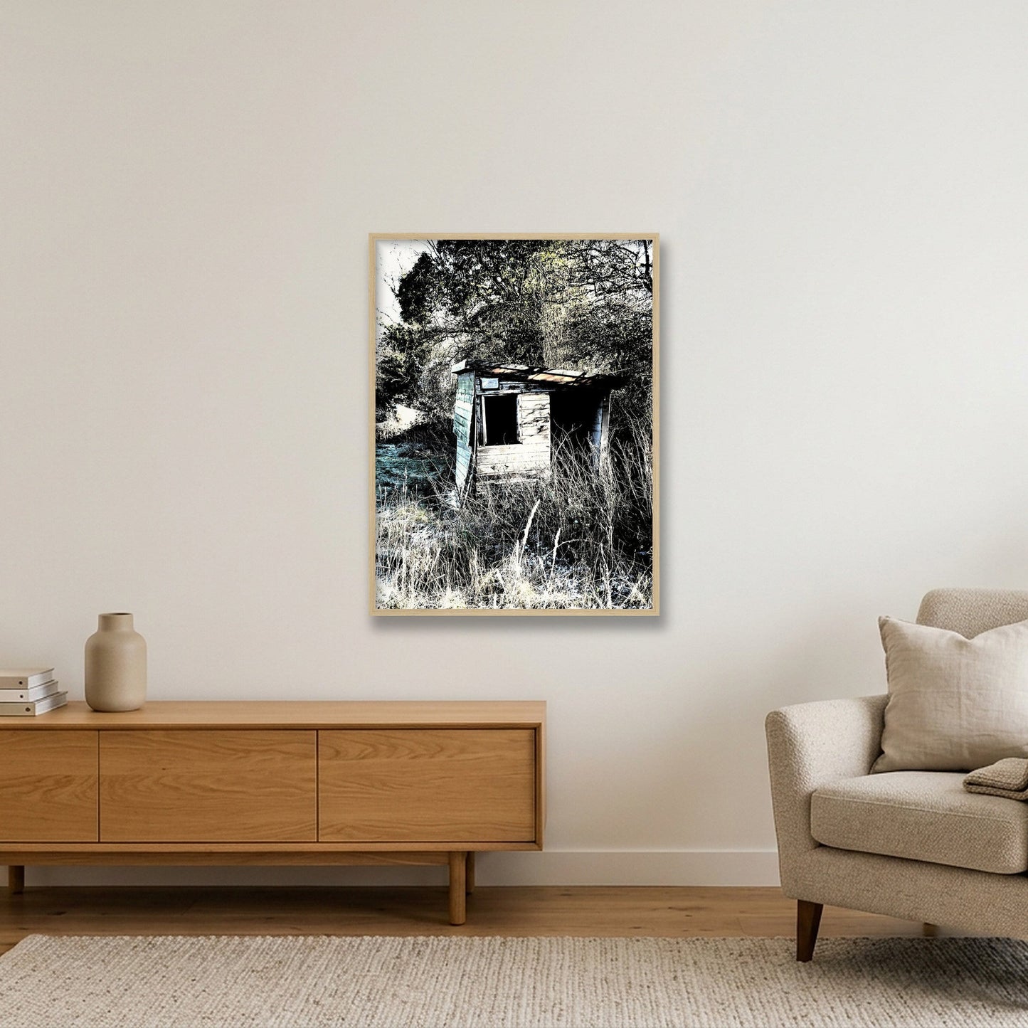 Cricket hut — 60×80cm, 24×31" Oak Frame