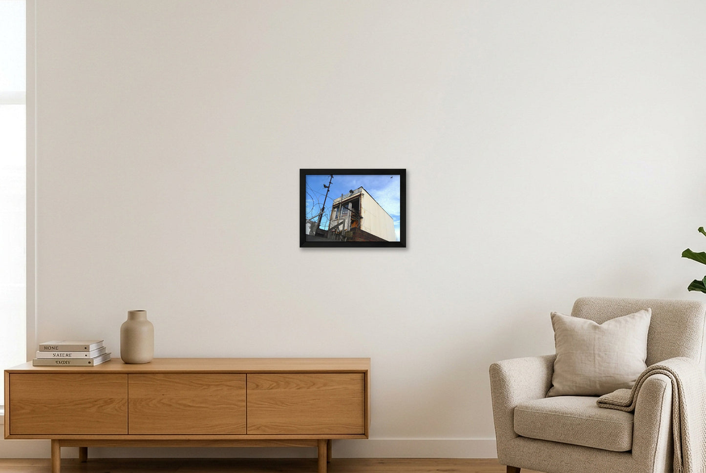 The officeshed — A4 (30×21cm, 12×8") Black Frame